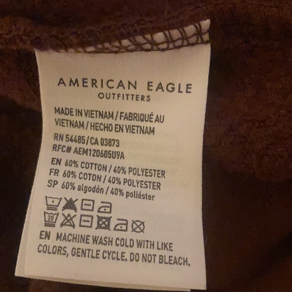 ‼️SOLD‼️American Eagle Cropped Long Sleeve Sweatshirt - Picture 6 of 7